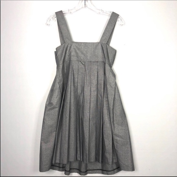 Karta Jeweled Neckline Empire Pleated Dress - Picture 5 of 6